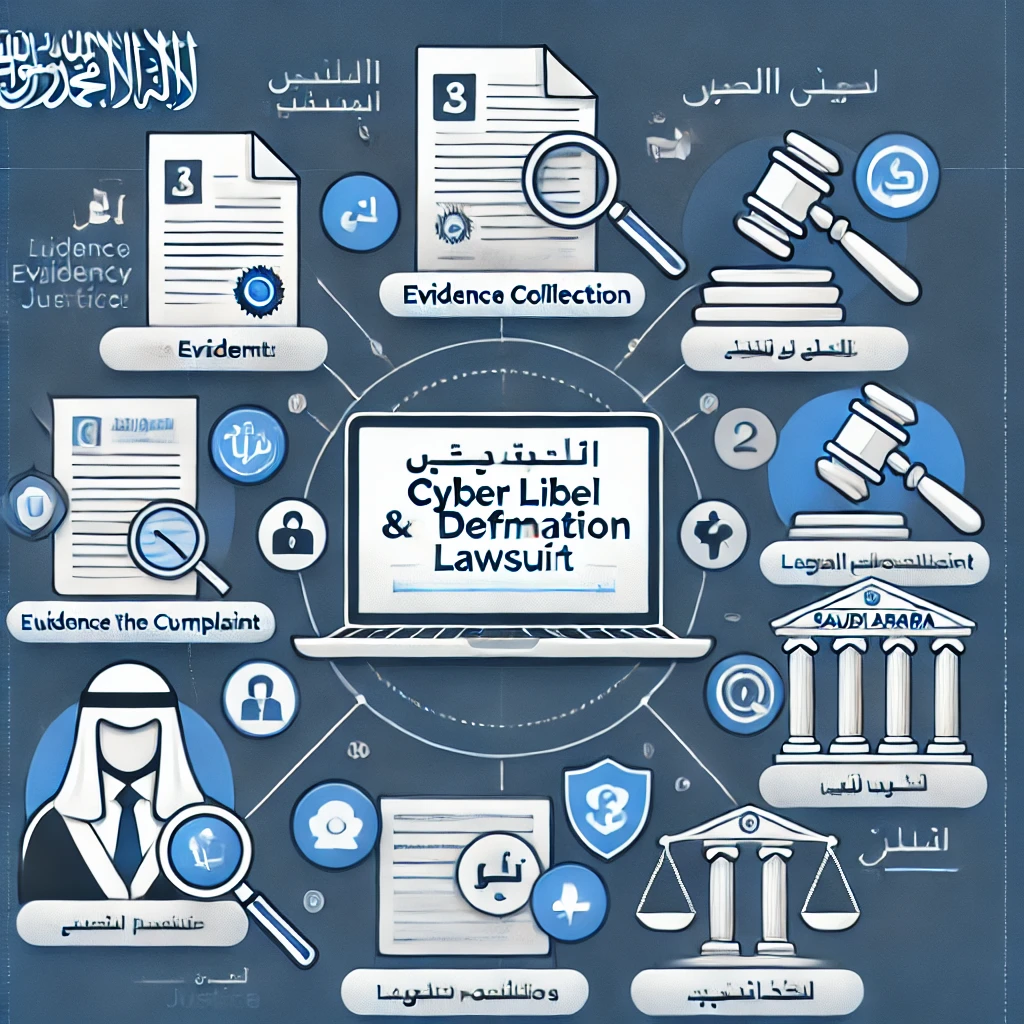 كيفية رفع دعوى سب وقذف إلكتروني في السعودية - محامي الرياض